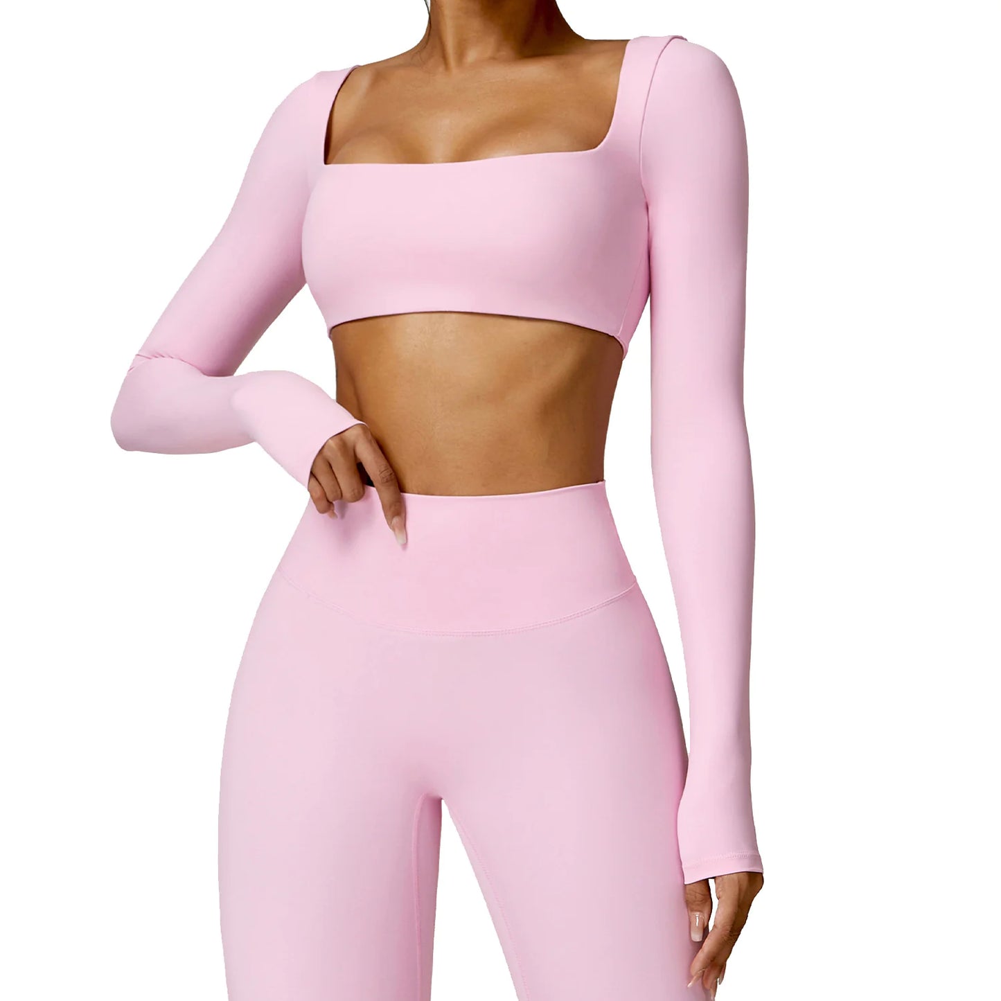 Women's long-sleeved sports shirt