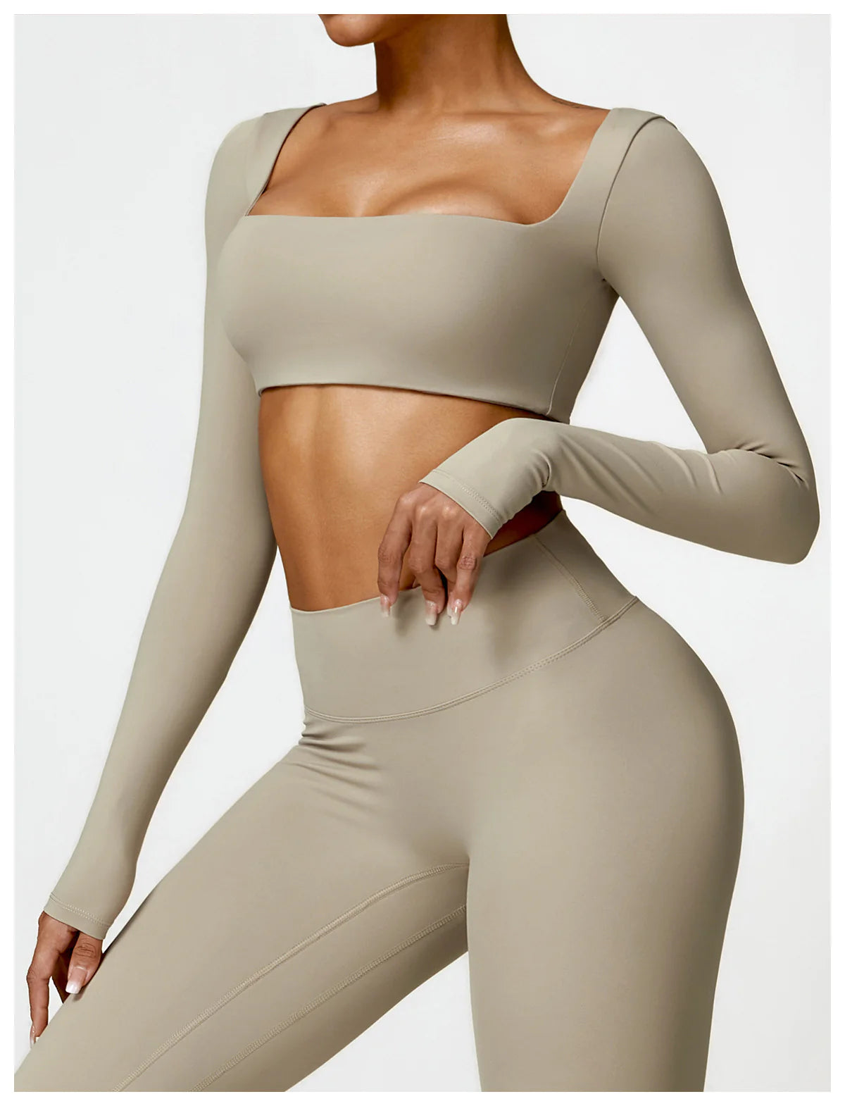 Women's long-sleeved sports shirt
