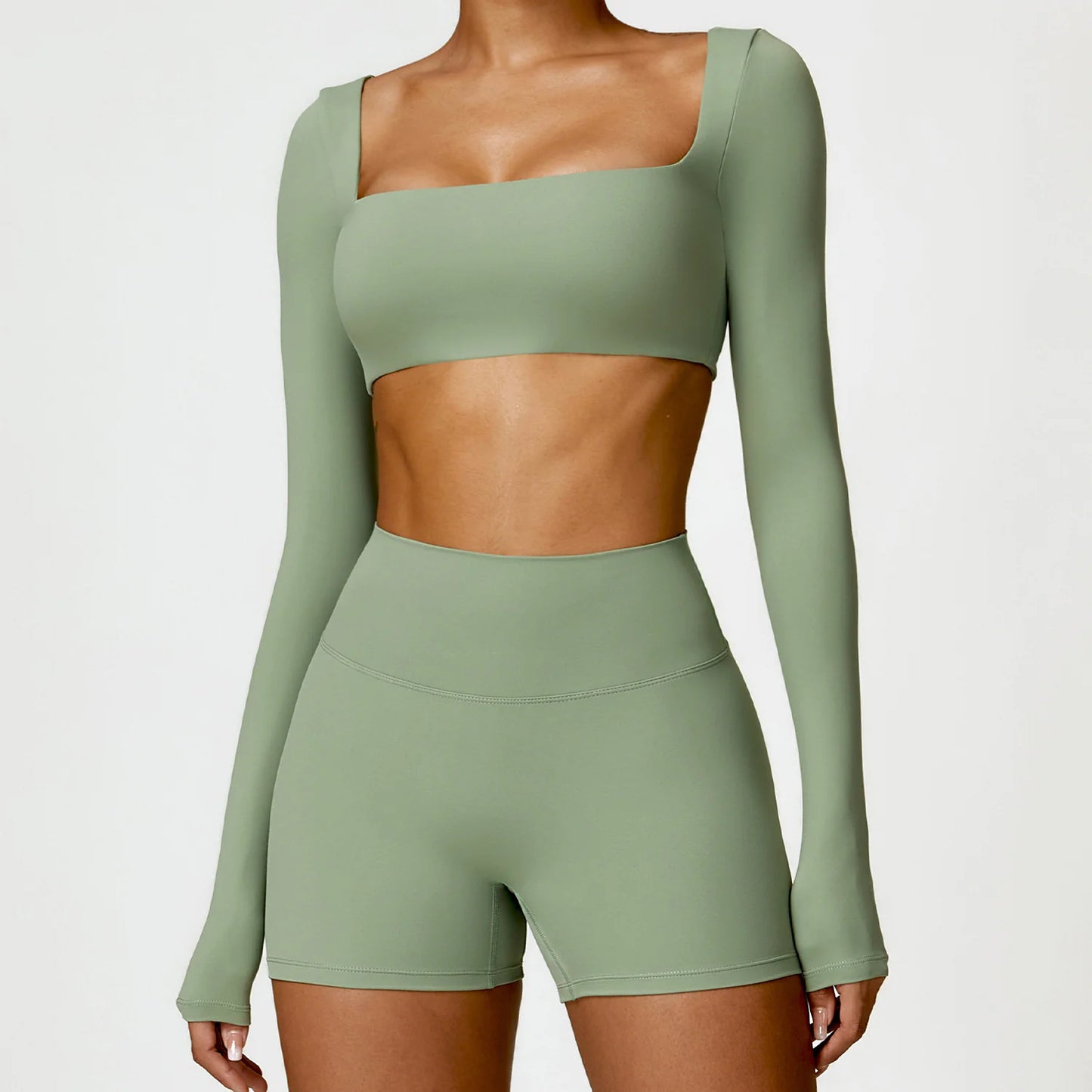 Women's long-sleeved sports shirt