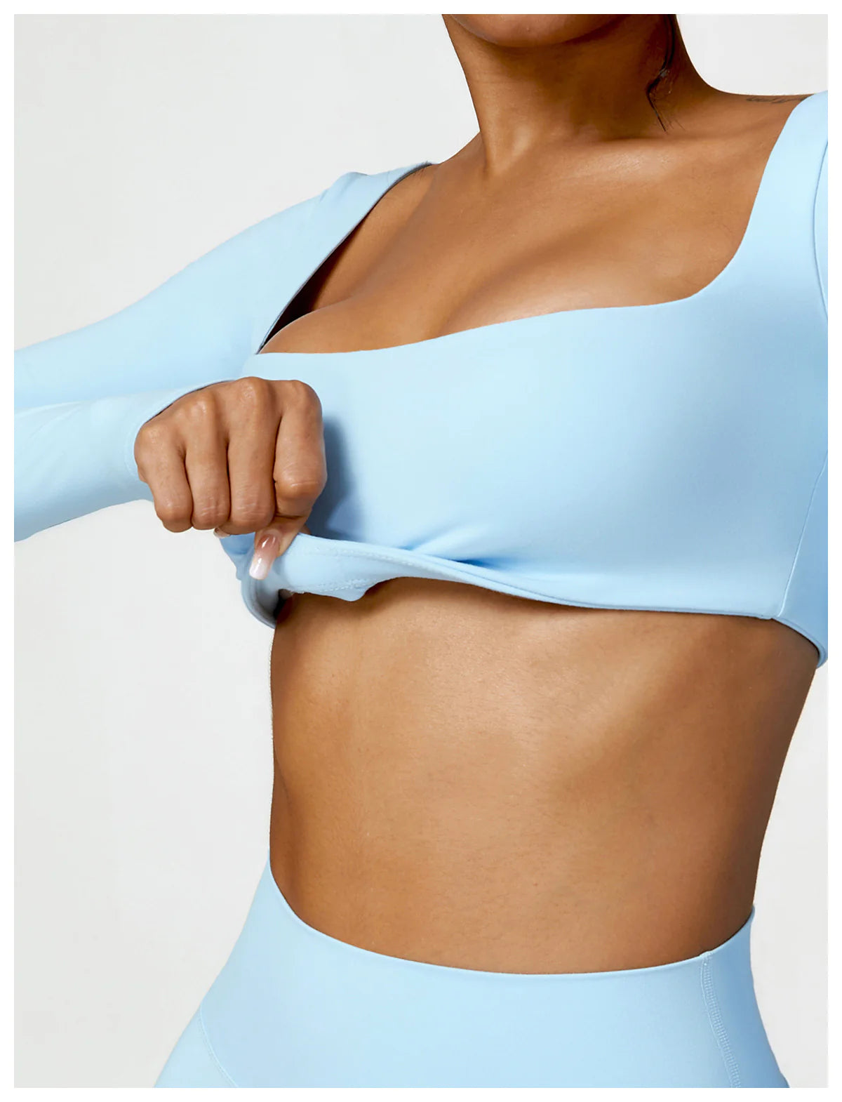 Women's long-sleeved sports shirt